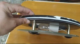 Plafón techo vintage negro y dorado