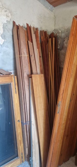 Puertas madera maciza 11 unidades