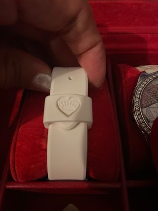 Reloj Juicy Couture Blanco y Rosa neon