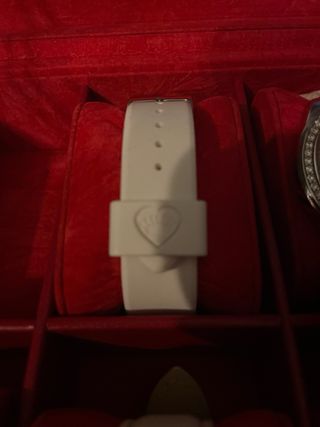 Reloj Juicy Couture Blanco y Rosa neon