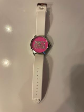 Reloj Juicy Couture Blanco y Rosa neon