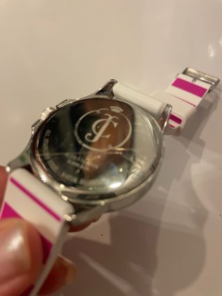 Reloj Juicy Couture Blanco y Rosa neon