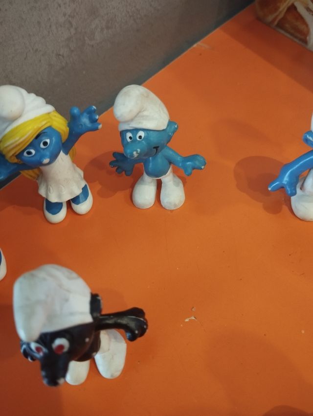 6 Pitufos figuras colección