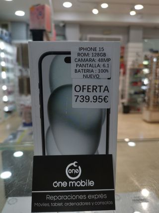 iPhone 15 128GB - Nuevo
