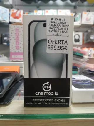 iPhone 15 128GB - Nuevo