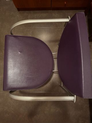 Sillas de diseño - Piel y metal