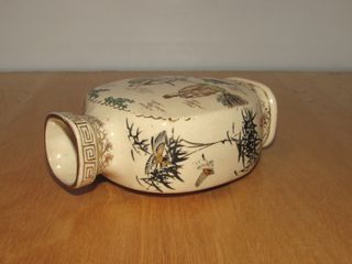 Botella decantador oriental Japón Meiji firmado