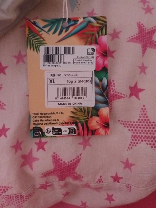 Bikini Sun Sea negro talla 95B/C