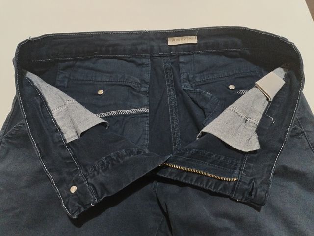 Pantaloni Chino Uomo Risskio Blu