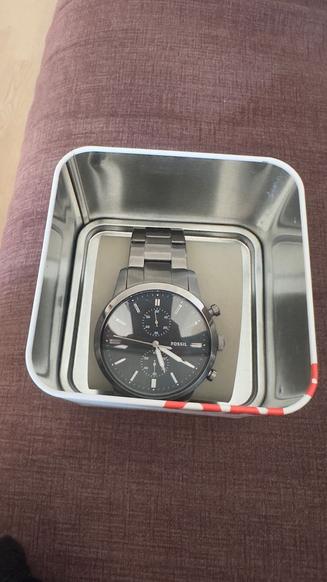 Reloj Fossil - Cronógrafo Negro