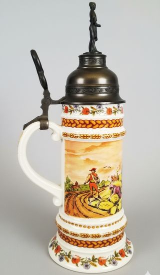 JARRA DE CERVEZA ALEMANA - KAISER - DE GRAN TAMAÑO
