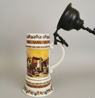 JARRA DE CERVEZA ALEMANA - KAISER - DE GRAN TAMAÑO