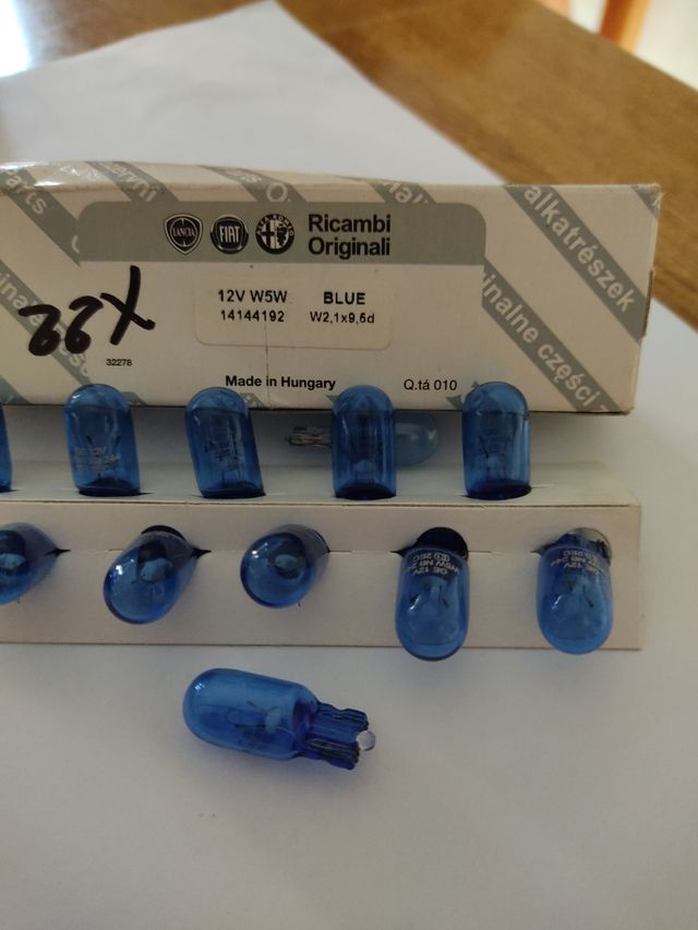 Bombillas W5W azules (12V)