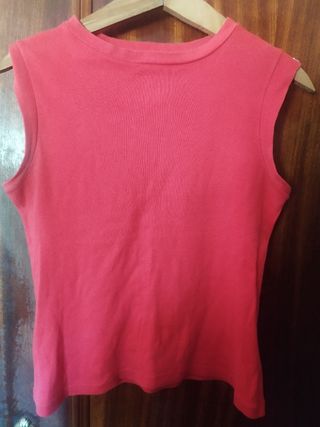 Converse rojas altas + camiseta