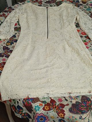 Vestido blanco encaje boda civil OFERTA HOY ‼️