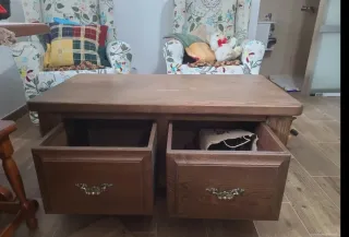 Mesa centro madera maciza