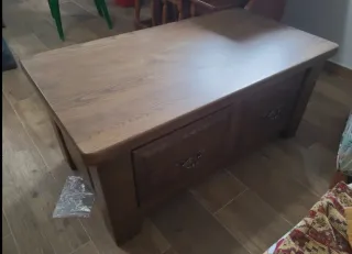 Mesa centro madera maciza