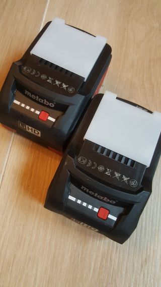 2 Baterías Metabo 18V 5.5Ah LiHD