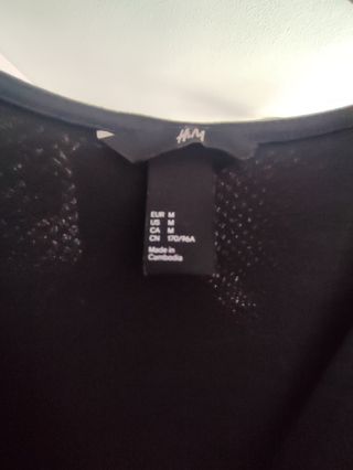 Vestido negro H&M