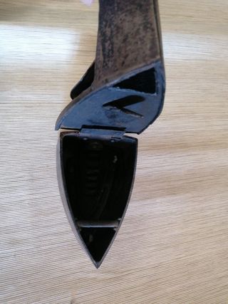 Plancha carbón antigua