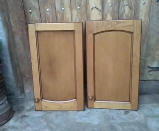2 Puertas Armario Madera 70x40cm