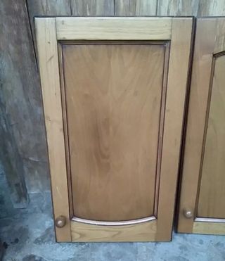 2 Puertas Armario Madera 70x40cm