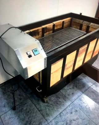 Barbacoa carbón - Negra