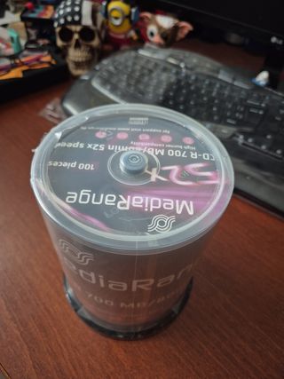 100 CDs MediaRange 700MB