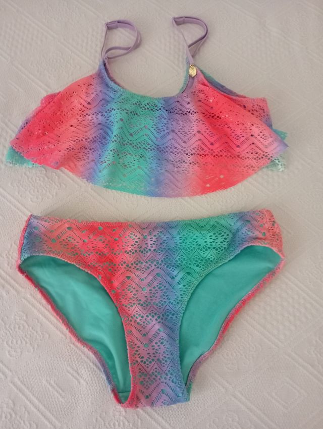 Bikini H&M multicolor +14 años