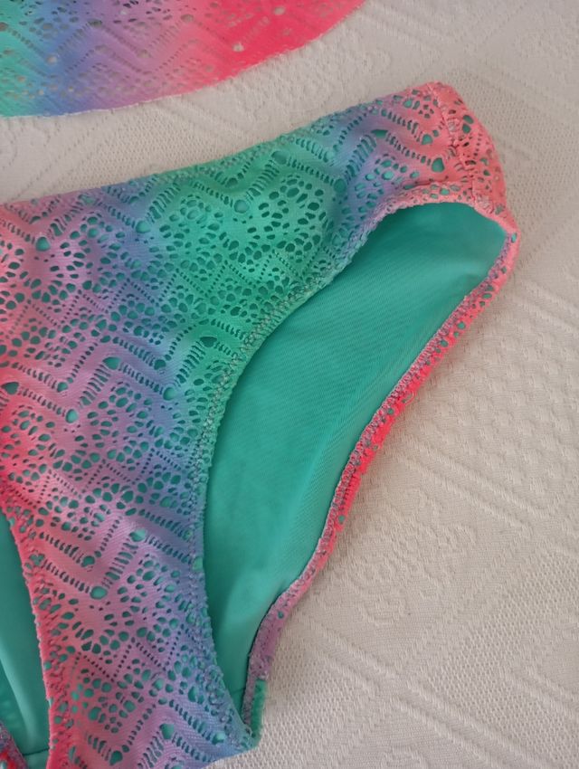 Bikini H&M multicolor +14 años