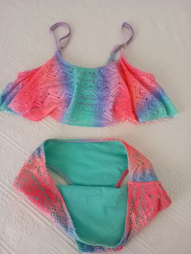 Bikini H&M multicolor +14 años