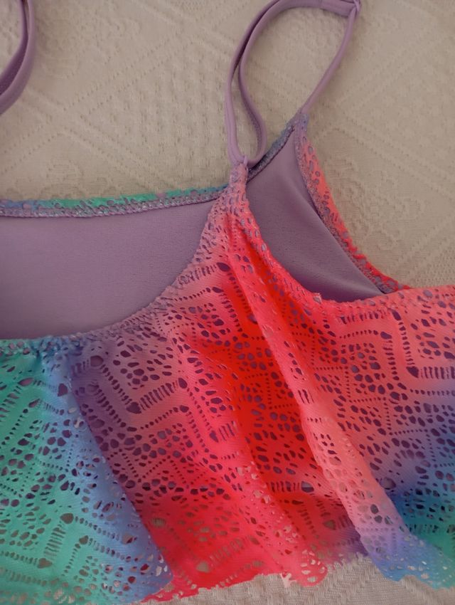 Bikini H&M multicolor +14 años