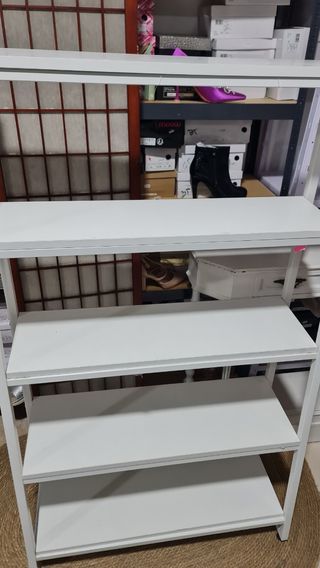 Estantería metálica blanca - 5.baldas 
