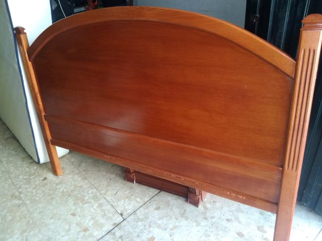 Cabecero cama matrimonio madera