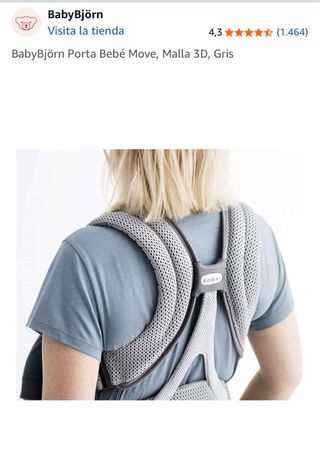 BabyBjorn Portabebé Move Gris