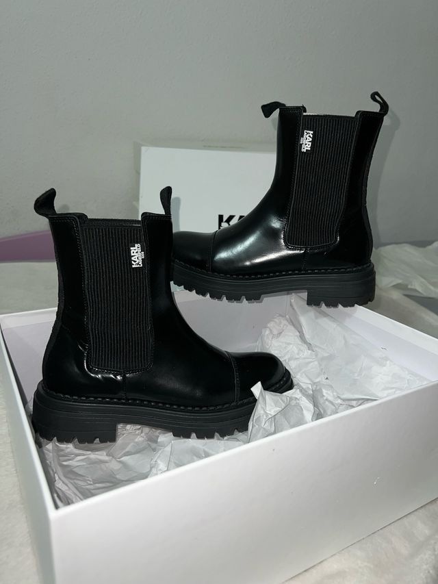 Botines Karl Lagerfeld negros