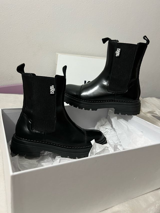 Botines Karl Lagerfeld negros
