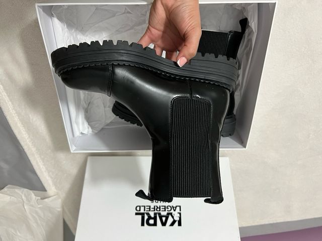 Botines Karl Lagerfeld negros