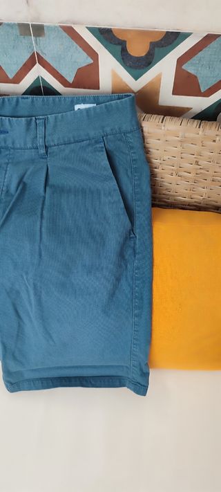Bermudas Studio azul marino