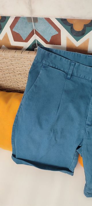 Bermudas Studio azul marino