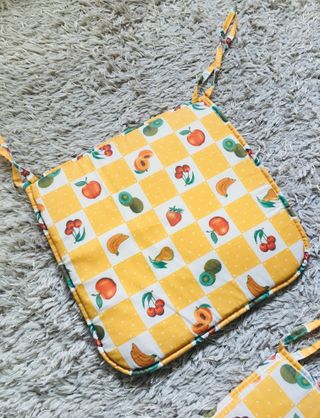 Cojines sillas Frutas amarillos