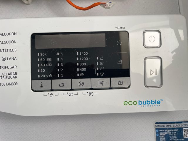 Mandos lavadora Samsung EcoBubble 8kg WW80J5555DW