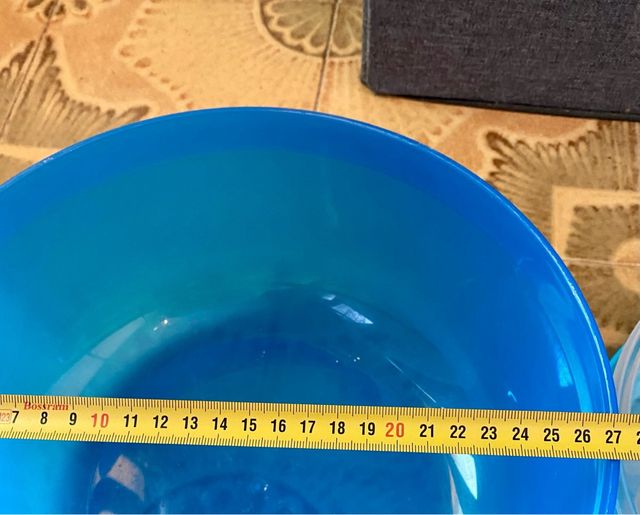 Set contenitori plastica - blu e verde