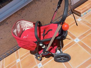 Carro bebé Bugaboo Frog rojo