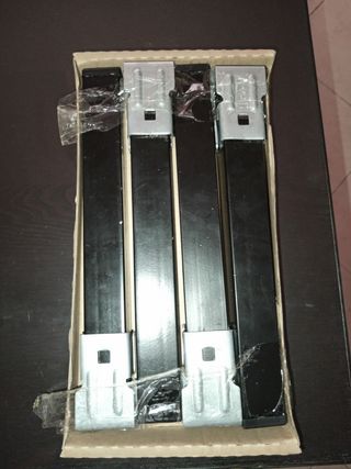 Patas cama metalicas - 4 unidades