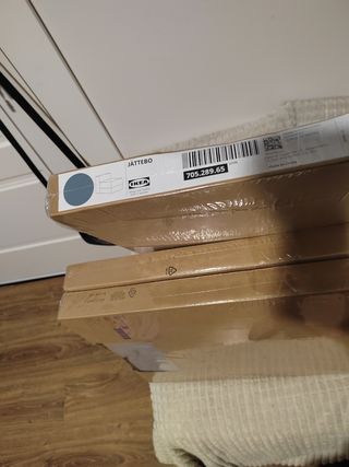 2 Fundas JÄTTEBO gris IKEA 705.289.65