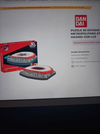 Puzzle 3D Estadio Metropolitano