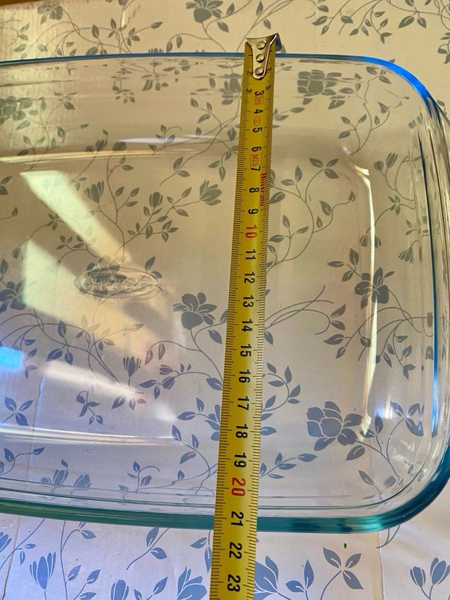 Teglia vetro trasparente - 35x25cm