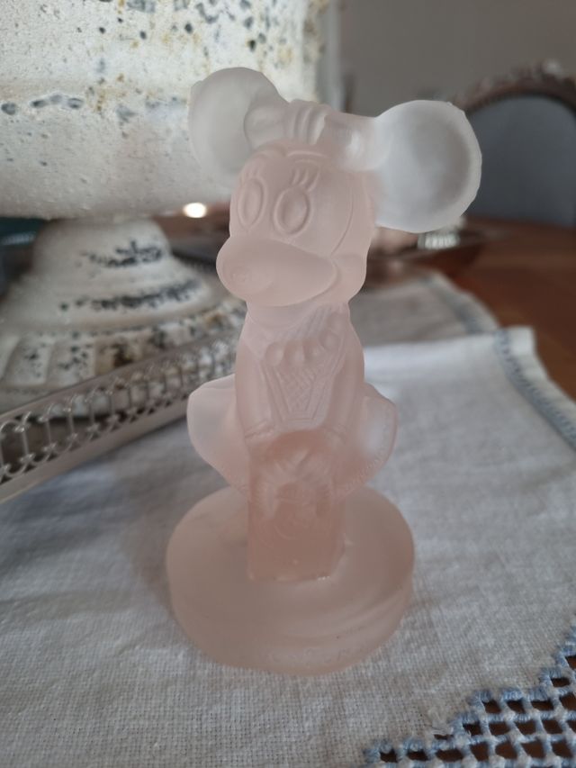 Statua Minnie Mouse vetro satinato