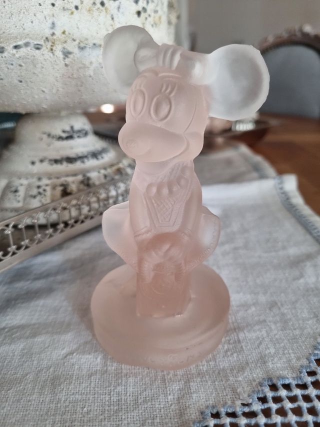 Statua Minnie Mouse vetro satinato